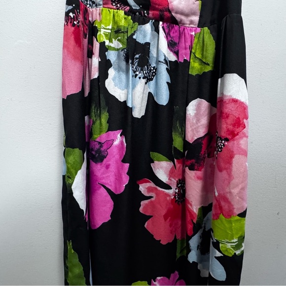 Vince Camuto Floral High Neck Maxi Dress Size 6 - Picture 4 of 11